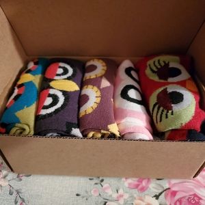 Bienvenu socks with Owl Eyes